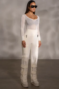 Buttercream Nyah Nylon Utility Pants*JLUXLABEL Fashion