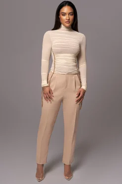 Buttercream Santiana Turtleneck Top*JLUXLABEL Best