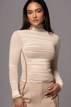 Buttercream Santiana Turtleneck Top*JLUXLABEL Best