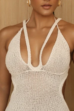 Buttercream Serenity Cutout Midi Dress*JLUXLABEL Online