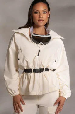 Buttercream Willow Belted Jacket*JLUXLABEL Outlet