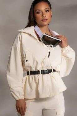 Buttercream Willow Belted Jacket*JLUXLABEL Outlet