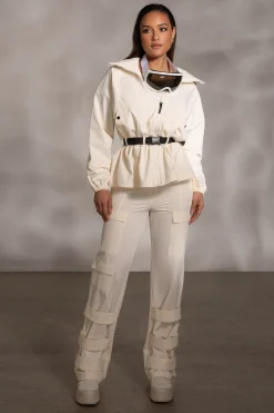 Buttercream Willow Belted Jacket*JLUXLABEL Outlet