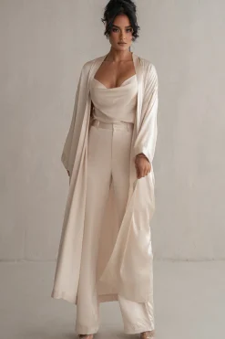 Champagne Amour Satin Top*JLUXLABEL Hot