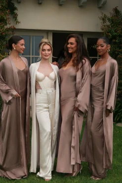 Champagne Ever After Satin Trousers*JLUXLABEL Online