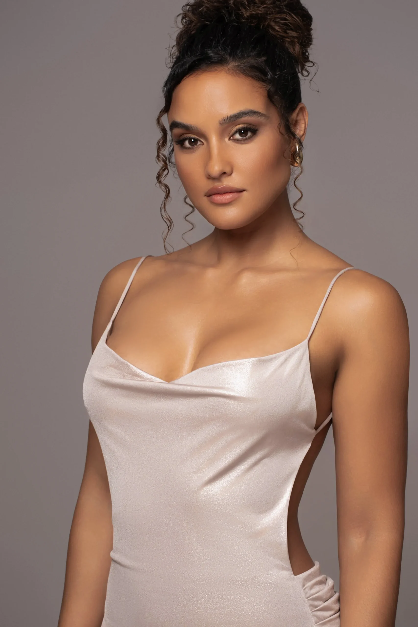 Champagne Heart of Gold Maxi Dress*JLUXLABEL Outlet