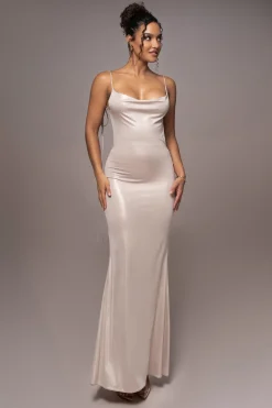 Champagne Heart of Gold Maxi Dress*JLUXLABEL Outlet