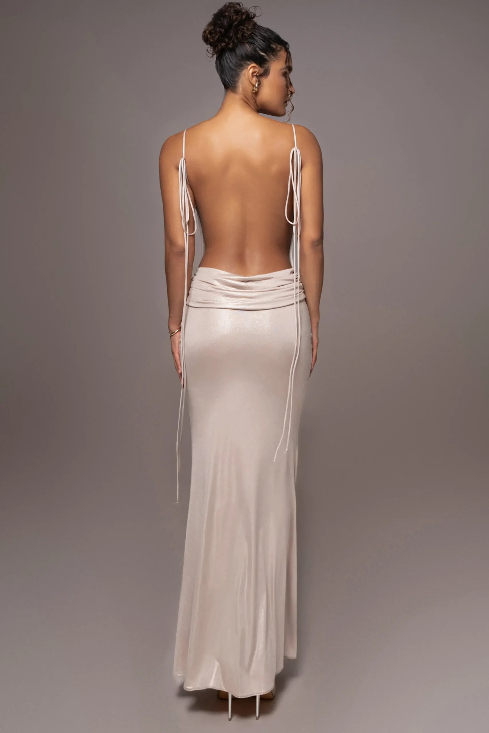 Champagne Heart of Gold Maxi Dress*JLUXLABEL Outlet