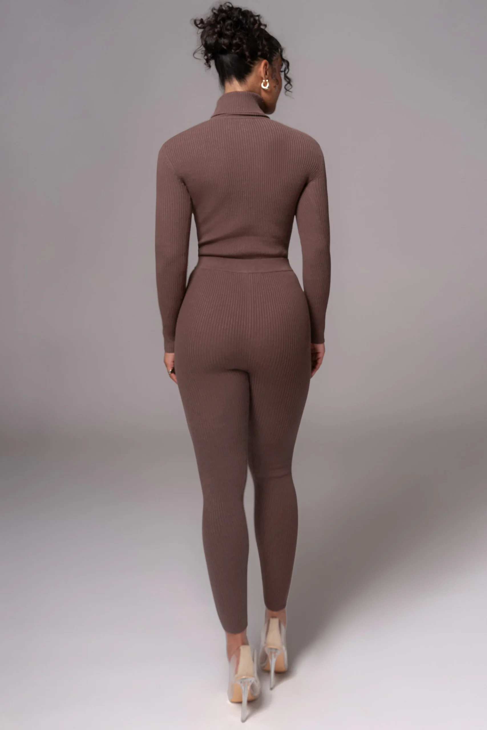 Chocolate Arlett Turtleneck Bodysuit*JLUXLABEL Online