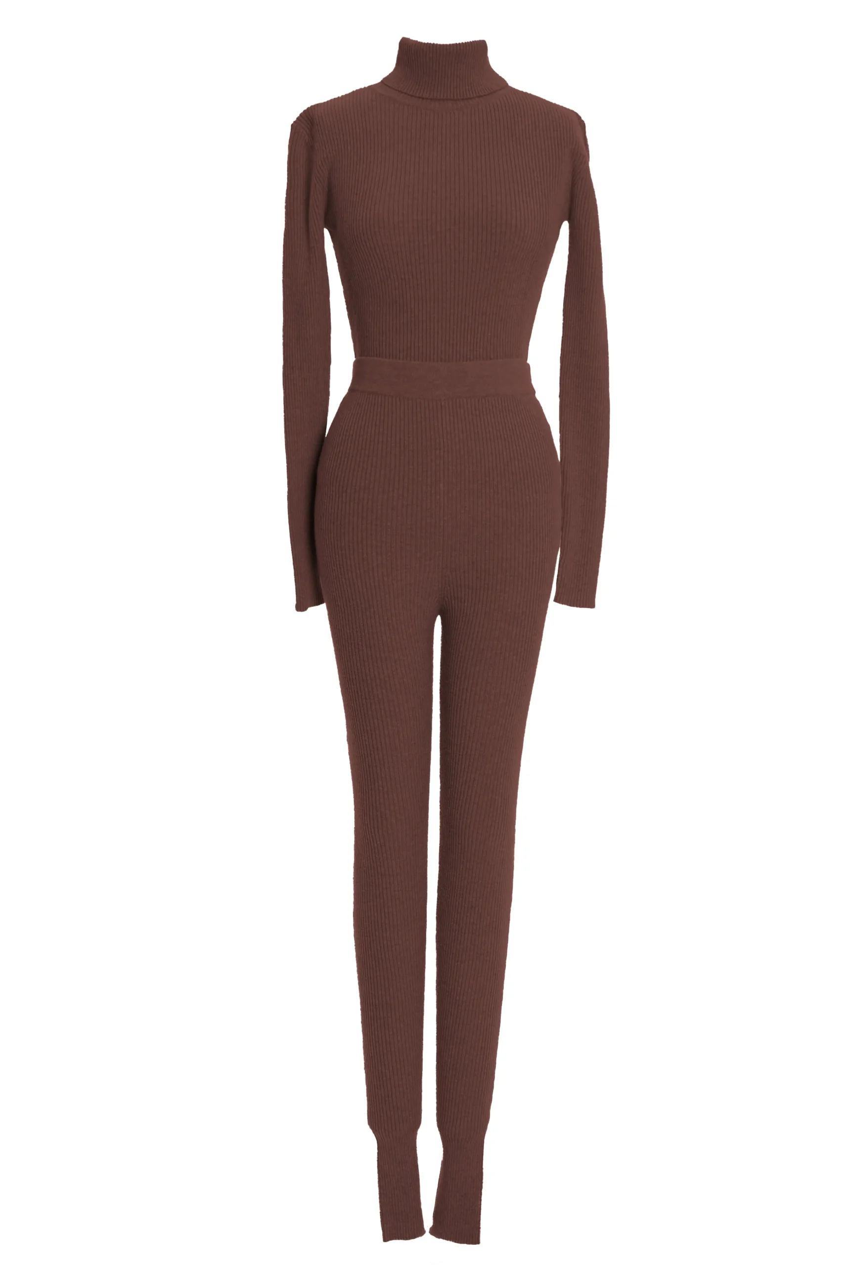 Chocolate Arlett Turtleneck Bodysuit*JLUXLABEL Online