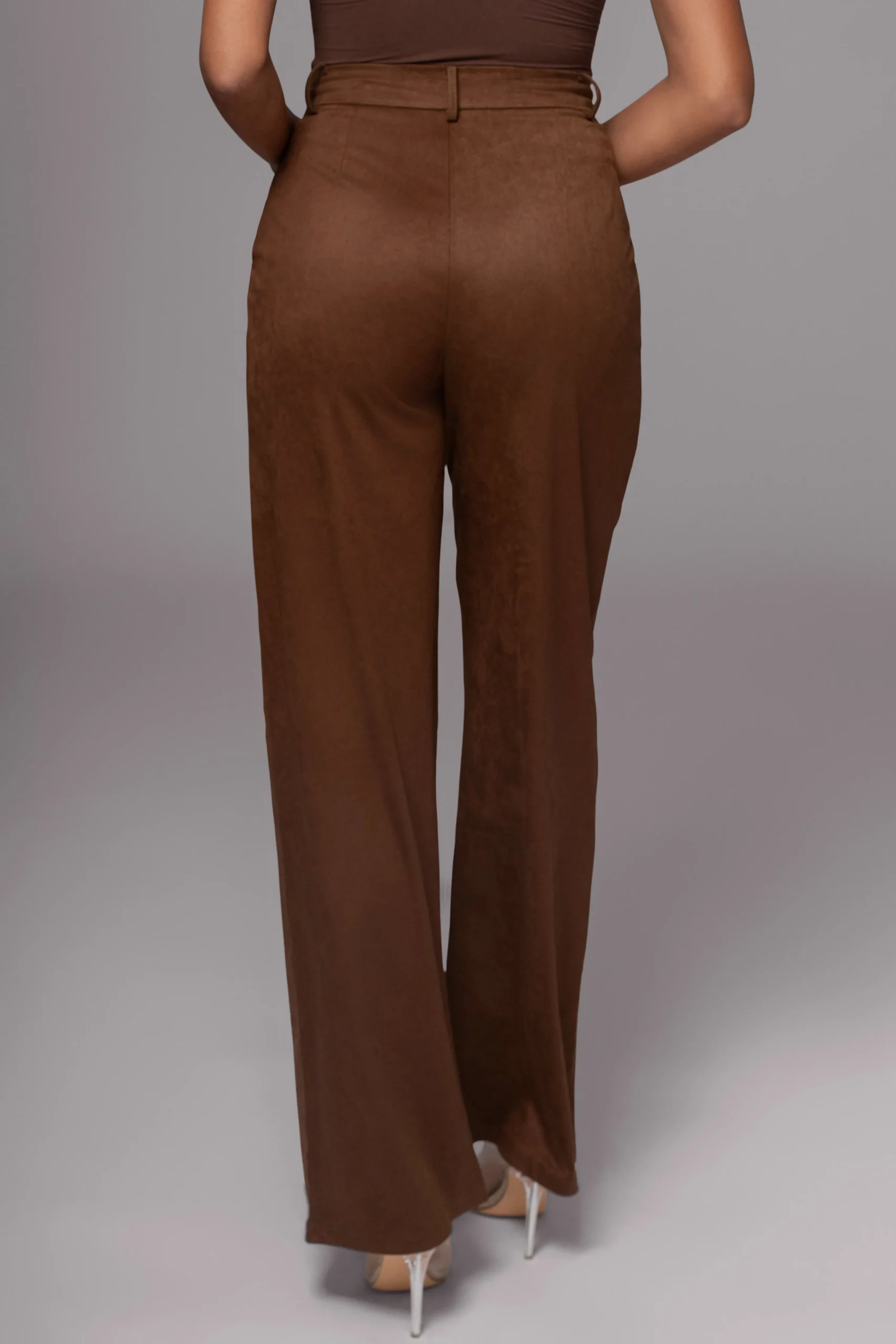 Chocolate Classic High Rise Trousers*JLUXLABEL Outlet