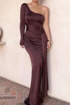 Chocolate Muoi Maxi Dress*JLUXLABEL Hot