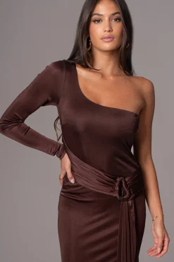 Chocolate Muoi Maxi Dress*JLUXLABEL Hot