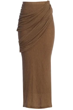 Chocolate Paradise Hills Maxi Skirt*JLUXLABEL Fashion