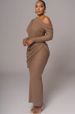 Chocolate Paradise Hills Maxi Skirt*JLUXLABEL Fashion