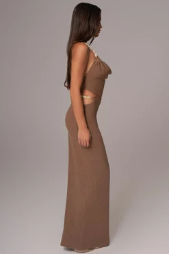 Chocolate Skye Knit Skirt Set*JLUXLABEL Best