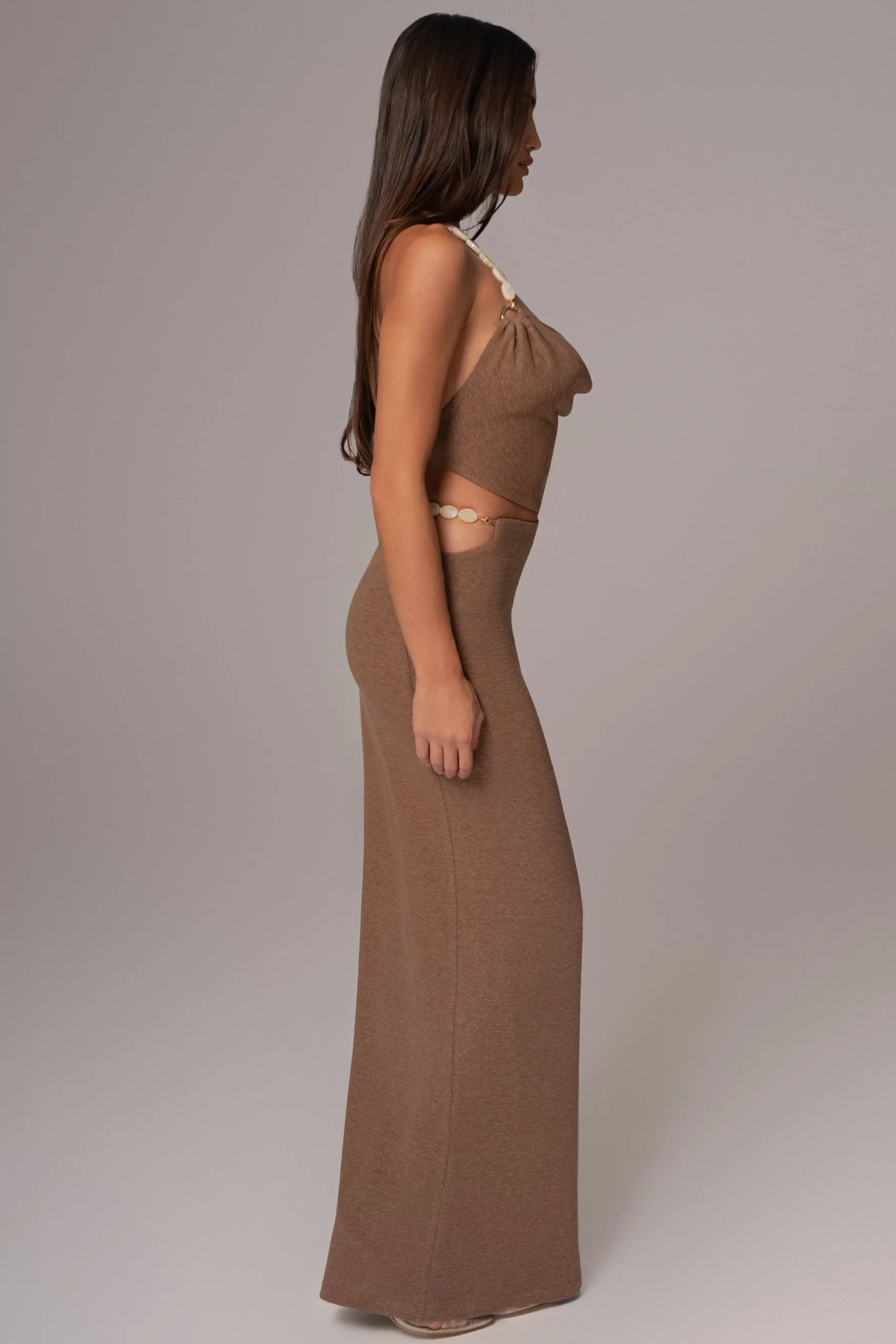 Chocolate Skye Knit Skirt Set*JLUXLABEL Best