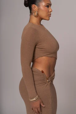 Chocolate Summer Romance Cutout Dress*JLUXLABEL Outlet