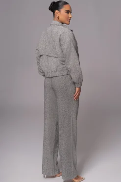 Classic Herringbone Bomber Jacket*JLUXLABEL Best