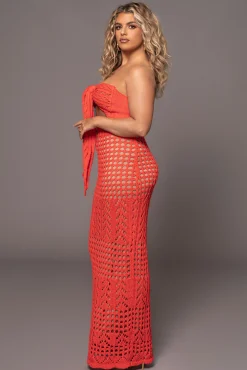 Coral Caribbean Skies Skirt Set*JLUXLABEL New