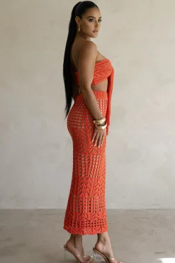 Coral Caribbean Skies Skirt Set*JLUXLABEL New