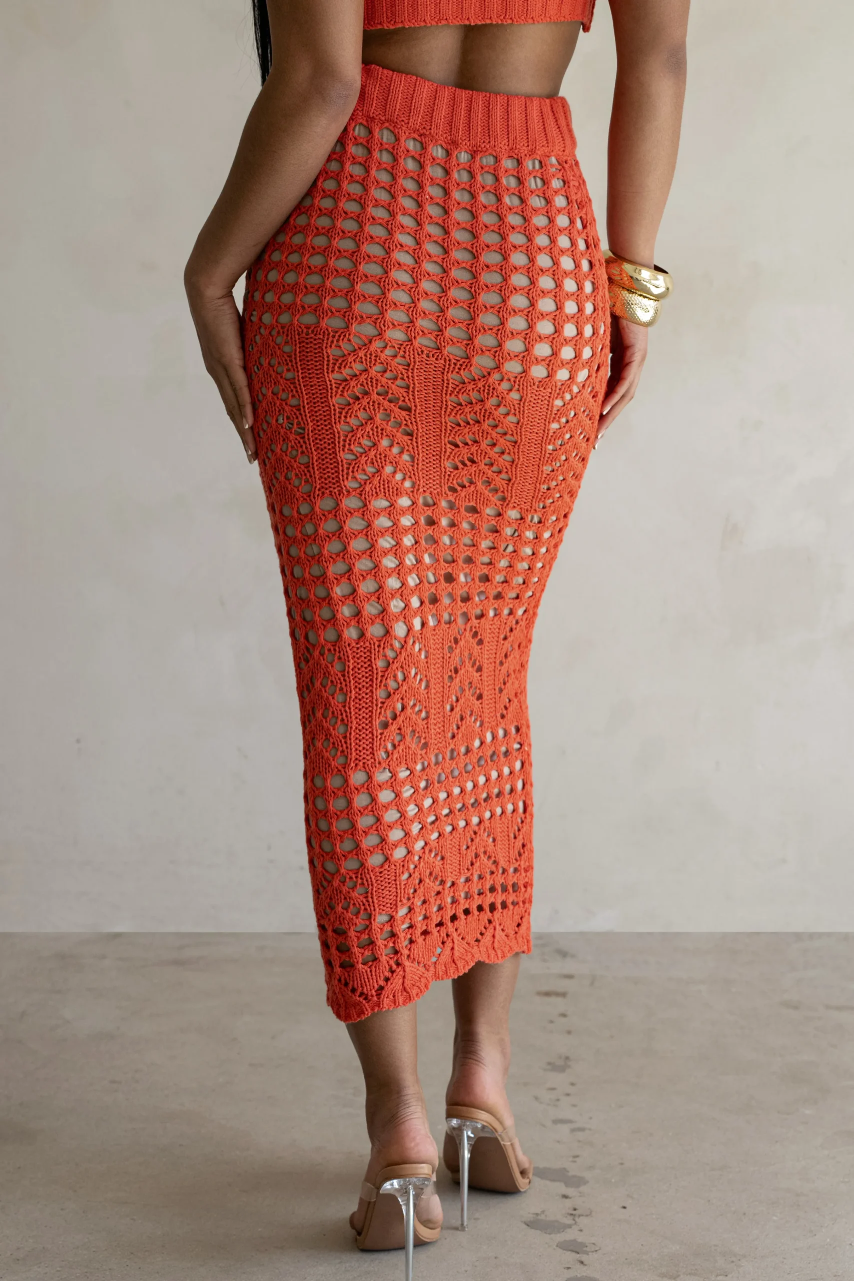 Coral Caribbean Skies Skirt Set*JLUXLABEL New