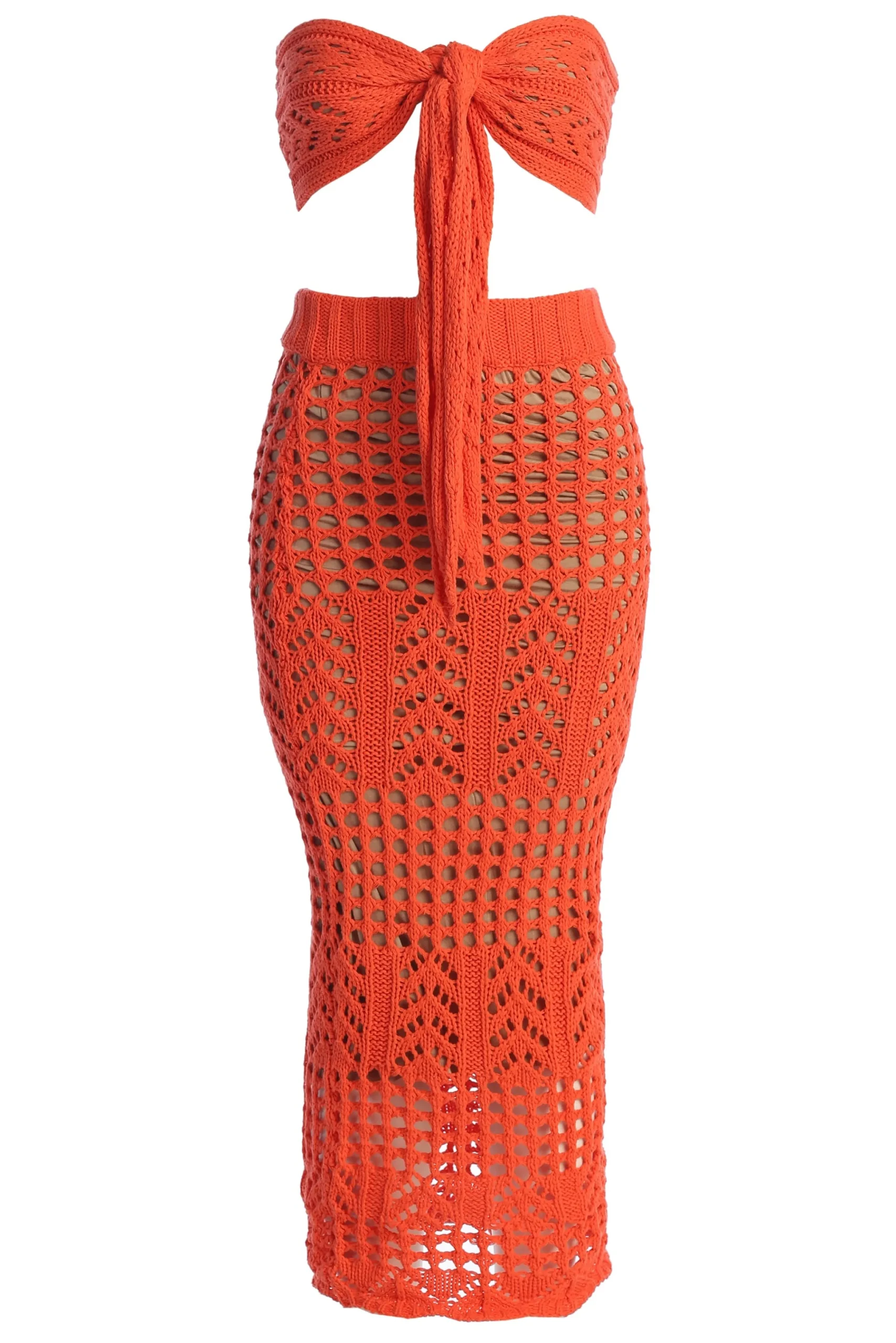 Coral Caribbean Skies Skirt Set*JLUXLABEL New