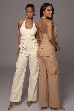 Cream Aeris Pant Set*JLUXLABEL Discount