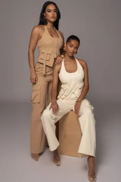 Cream Aeris Pant Set*JLUXLABEL Discount