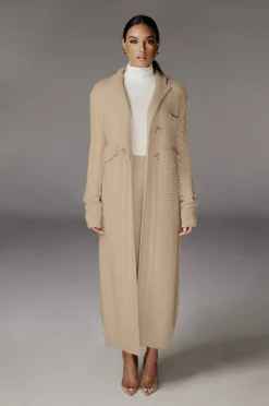 Cream Evana Cable Knit Cardigan*JLUXLABEL Hot