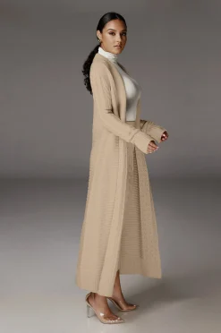 Cream Evana Cable Knit Cardigan*JLUXLABEL Hot