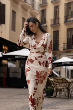 Cream Floral Haidyn Skirt Set*JLUXLABEL Hot