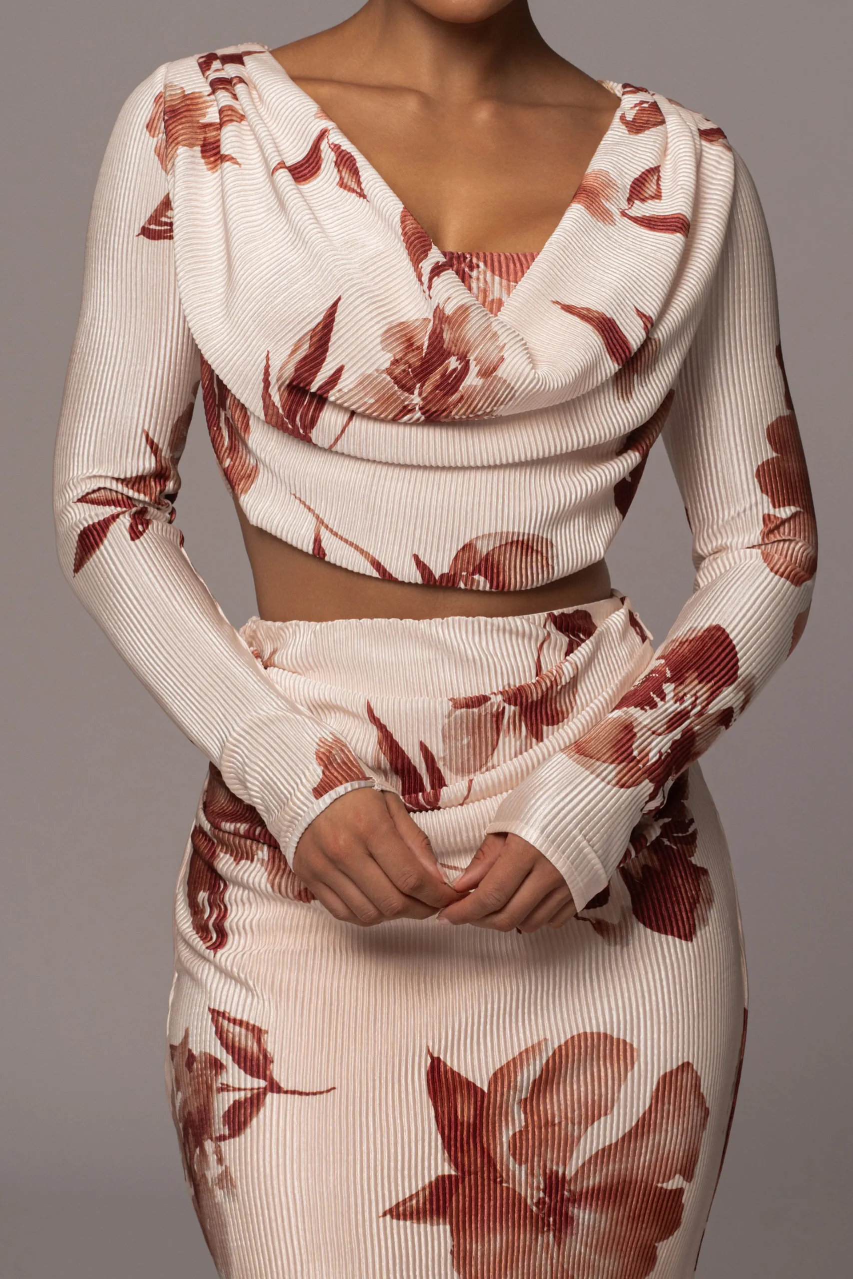 Cream Floral Haidyn Skirt Set*JLUXLABEL Hot