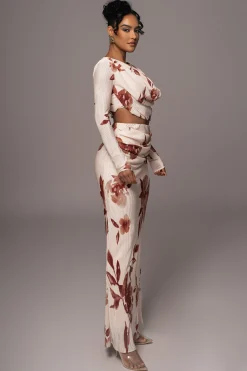 Cream Floral Haidyn Skirt Set*JLUXLABEL Hot