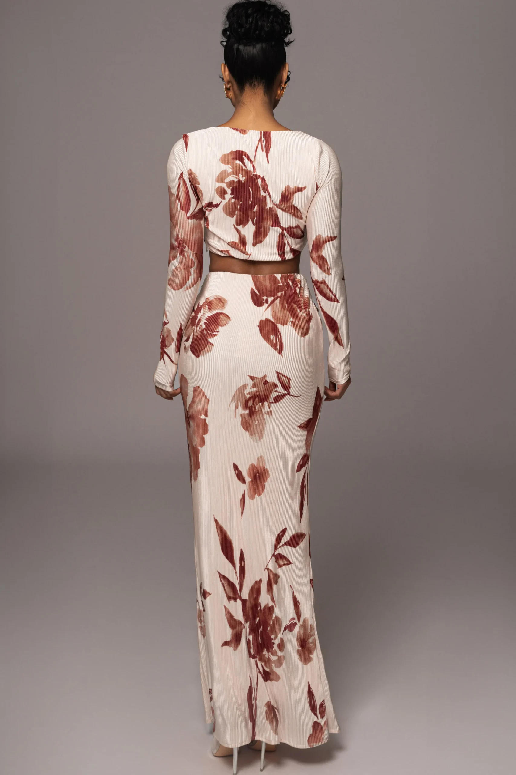 Cream Floral Haidyn Skirt Set*JLUXLABEL Hot