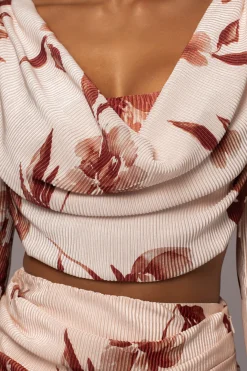 Cream Floral Haidyn Skirt Set*JLUXLABEL Hot