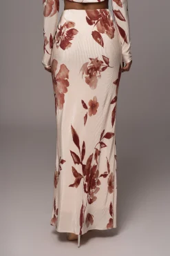 Cream Floral Haidyn Skirt Set*JLUXLABEL Hot