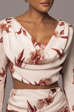 Cream Floral Haidyn Skirt Set*JLUXLABEL Hot