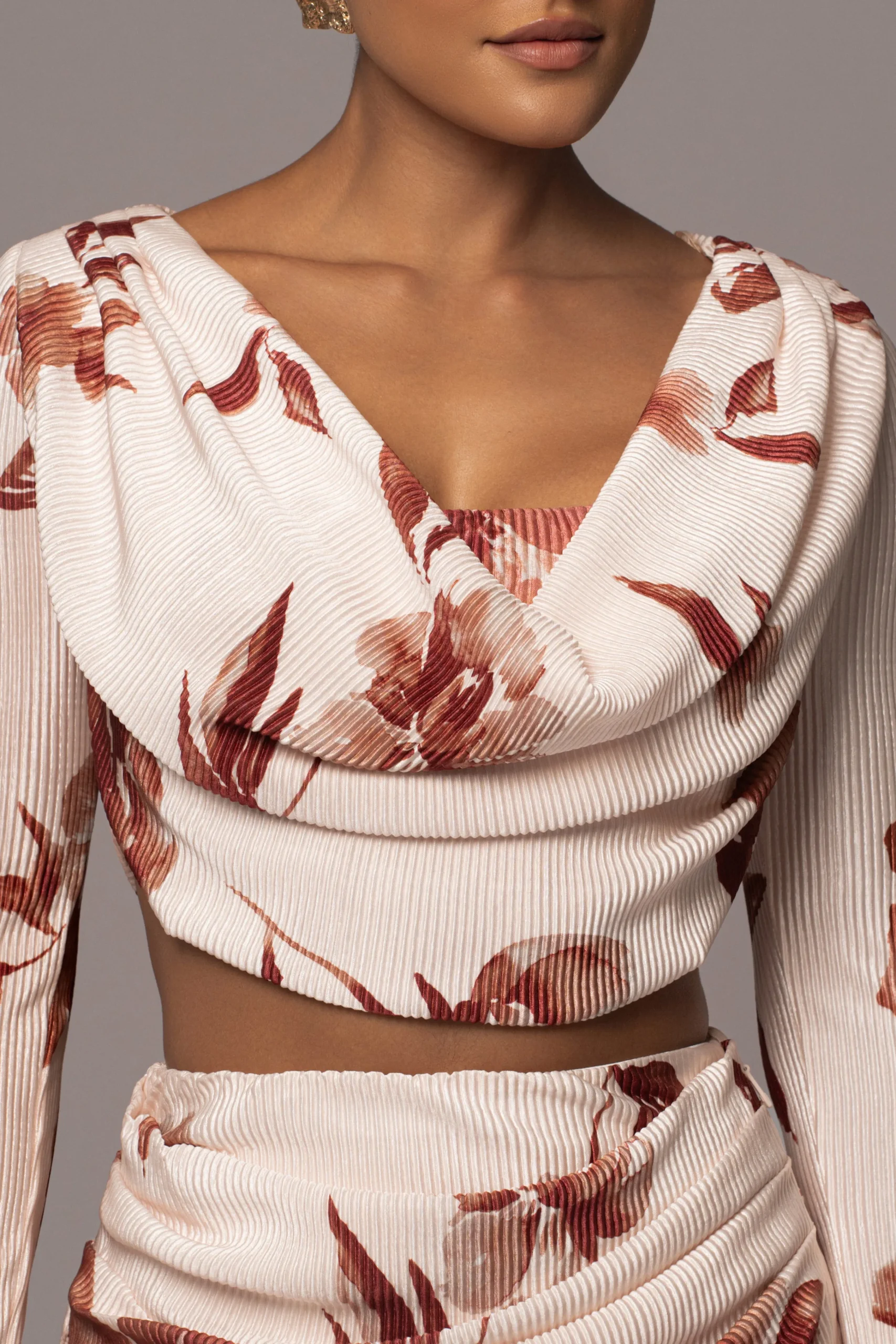 Cream Floral Haidyn Skirt Set*JLUXLABEL Hot