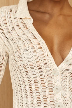 Cream Follow The Sun Crochet Top*JLUXLABEL Fashion