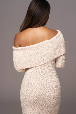 Cream Olivea Knit Maxi Dress*JLUXLABEL New