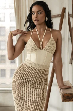 Cream Summer Bliss Crochet Set*JLUXLABEL Sale