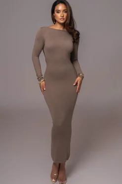 Deep Olive Heavenly Knit Maxi Dress*JLUXLABEL Online