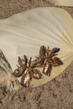 Gold Botanical Earrings*JLUXLABEL Outlet