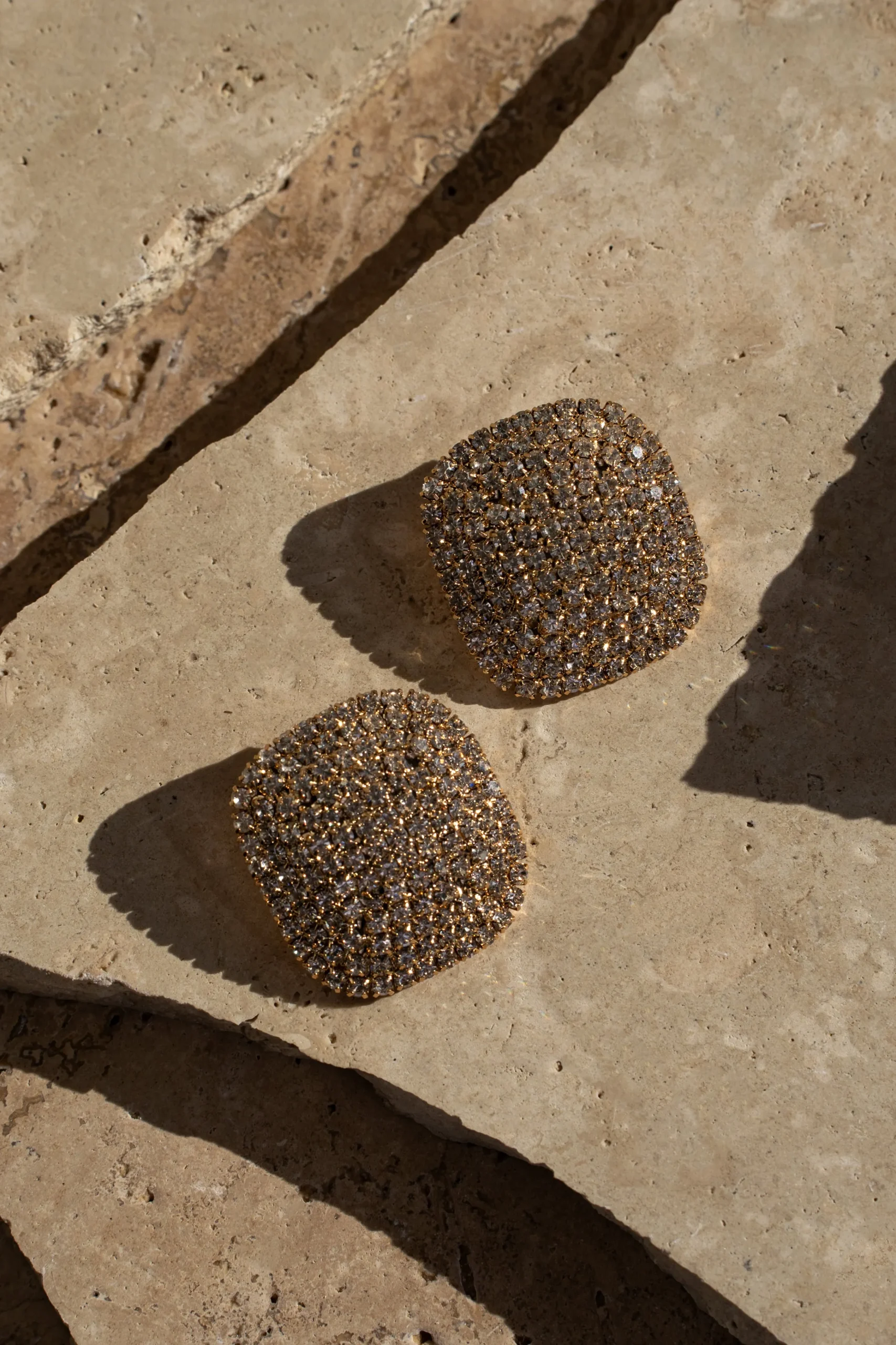 Gold Dazzler Crystal Paved Earrings*JLUXLABEL Sale