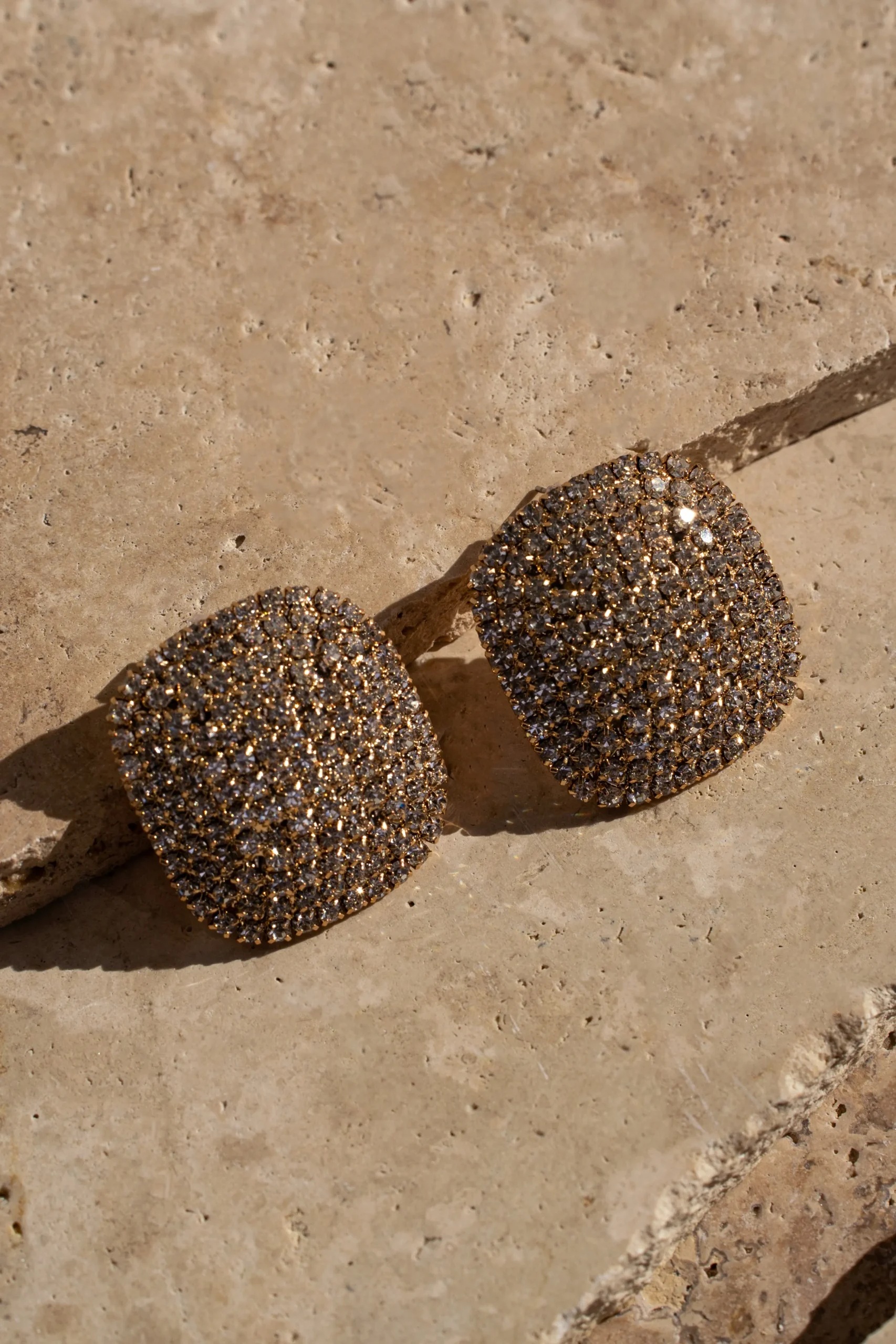 Gold Dazzler Crystal Paved Earrings*JLUXLABEL Sale