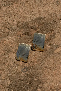 Gold Easton Textured Earrings*JLUXLABEL Hot