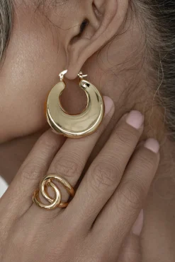 Gold Elements Ring*JLUXLABEL Clearance