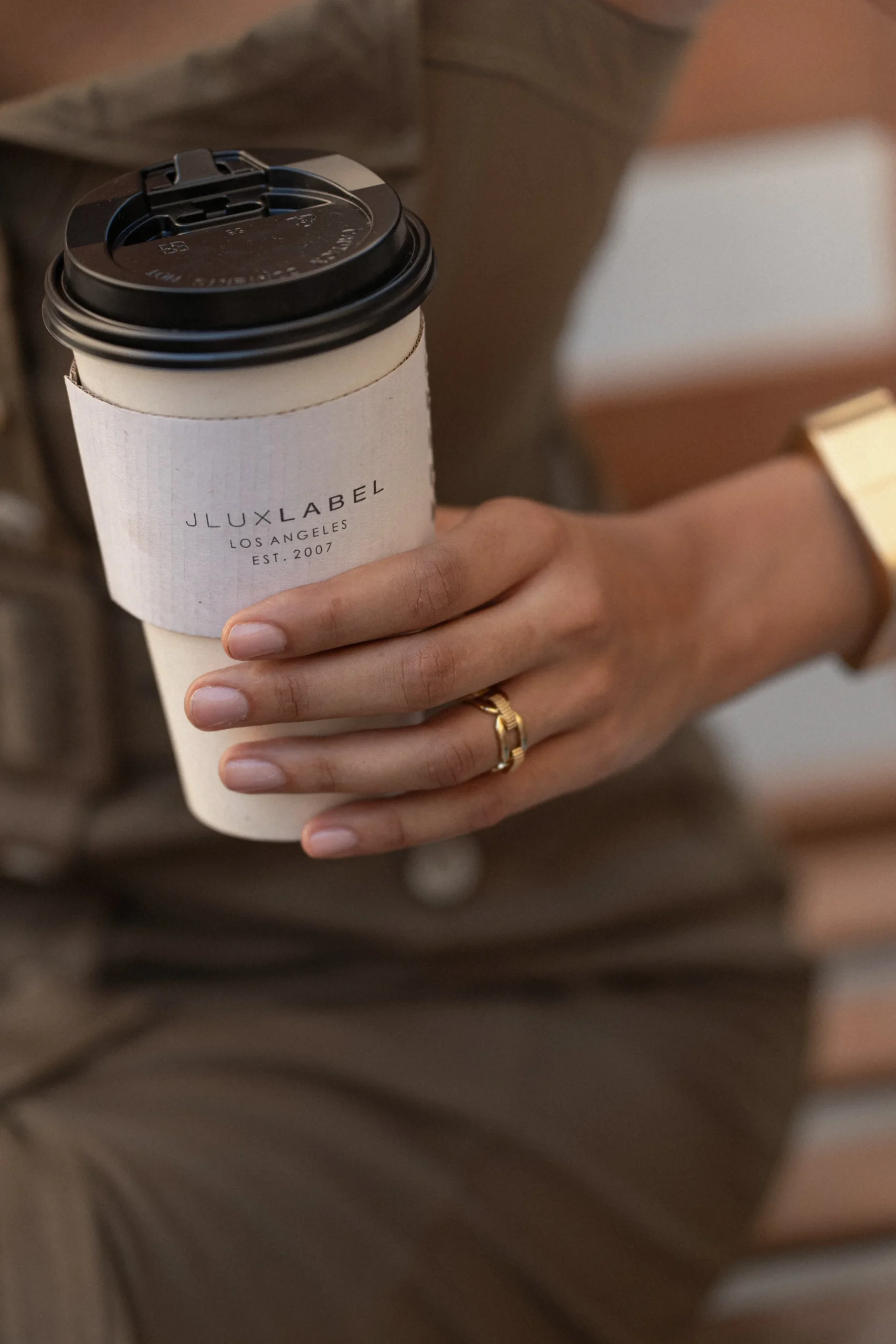 Gold Emi Chain Ring*JLUXLABEL Best