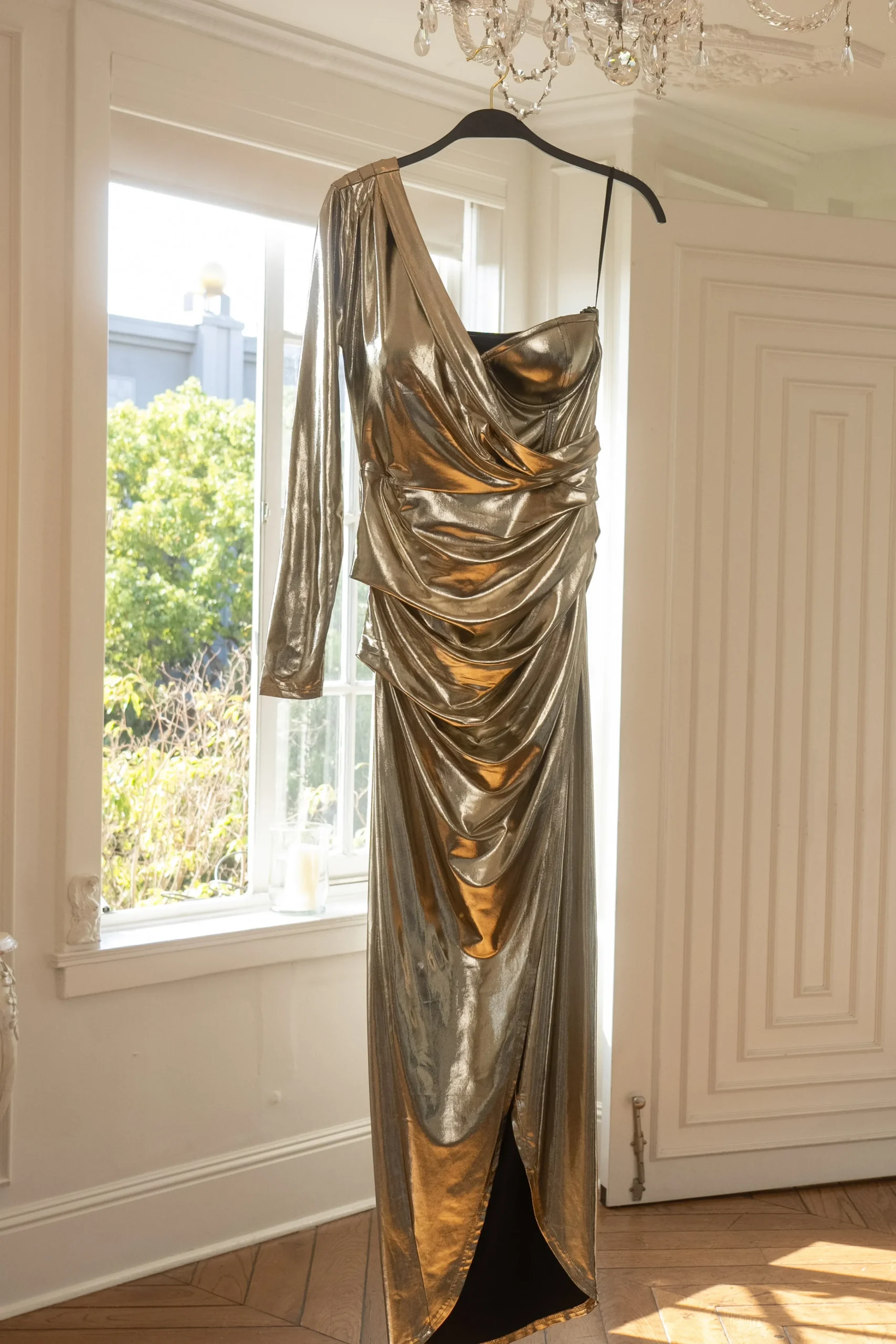 Gold Kaleah Metallic Maxi Dress*JLUXLABEL Discount